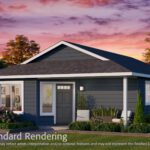 Home Plan 897B standard elevation.