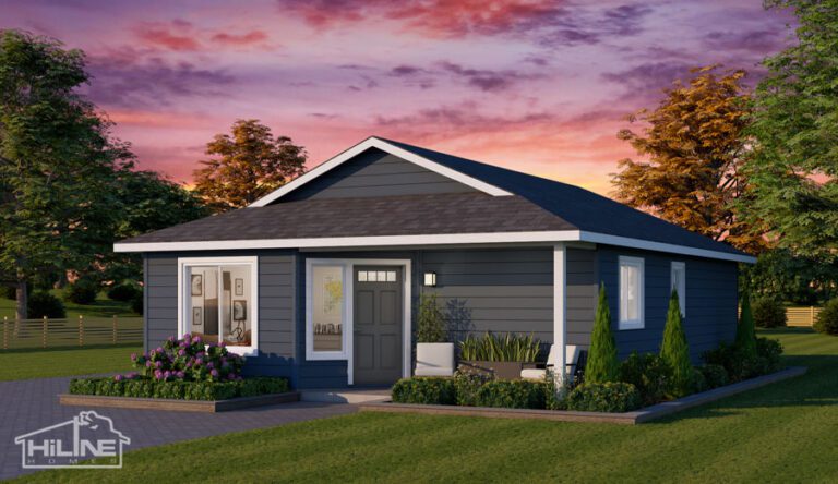 Home Plan 897B standard elevation.