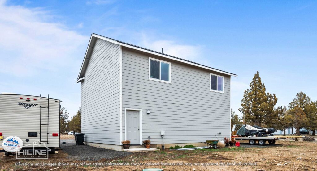 Home Plan 936 back exterior.