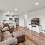 Home Plan 936 living and kitchen.