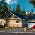 Home Plan 984 optional elevation.