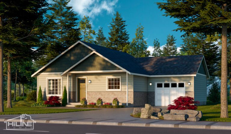 Home Plan 984 optional elevation.