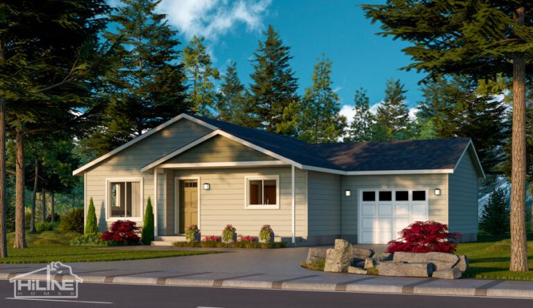 Home Plan 984 standard elevation.