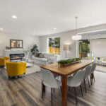 Home Plan 2373 dining and living room.