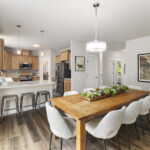 Home Plan 2373 kitchen and dining room.