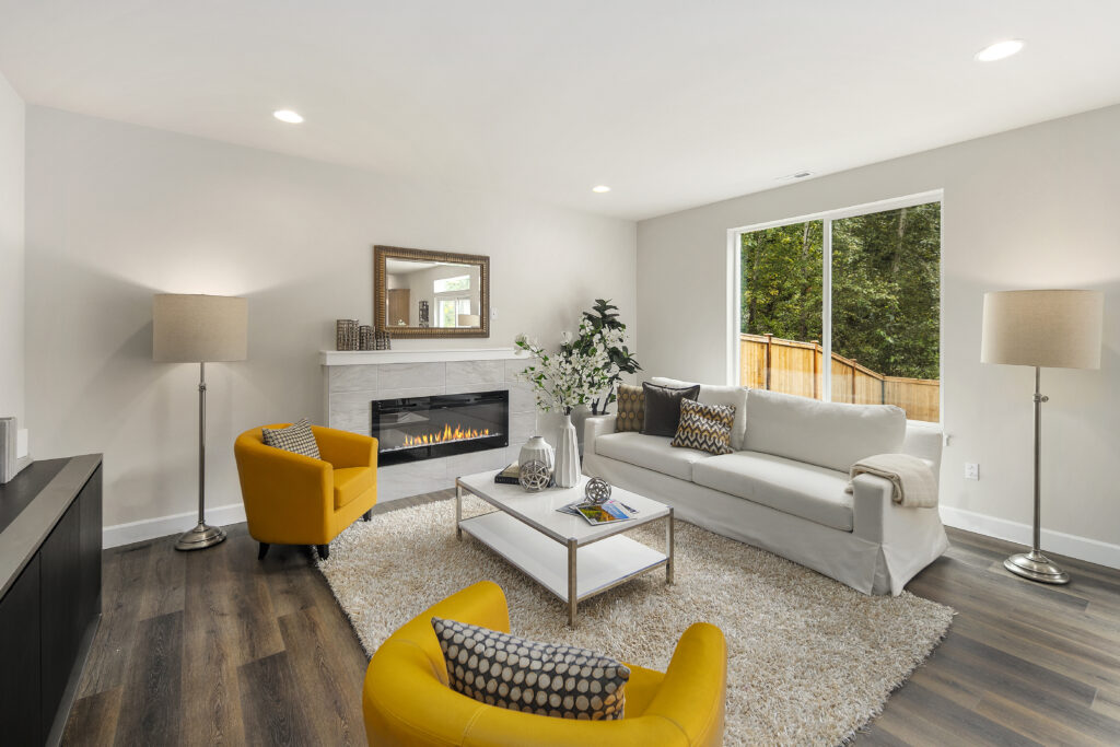 Home Plan 2373 living room.