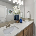 Home Plan 2373 primary bath.