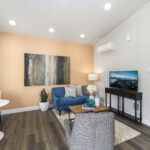 Home Plan 500A interior living room.