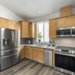 Home Plan 500A interior kitchen.