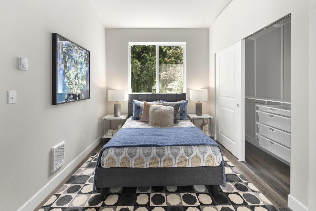 Home Plan 500A interior bedroom.