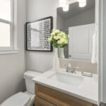 Home Plan 500A interior bathroom.
