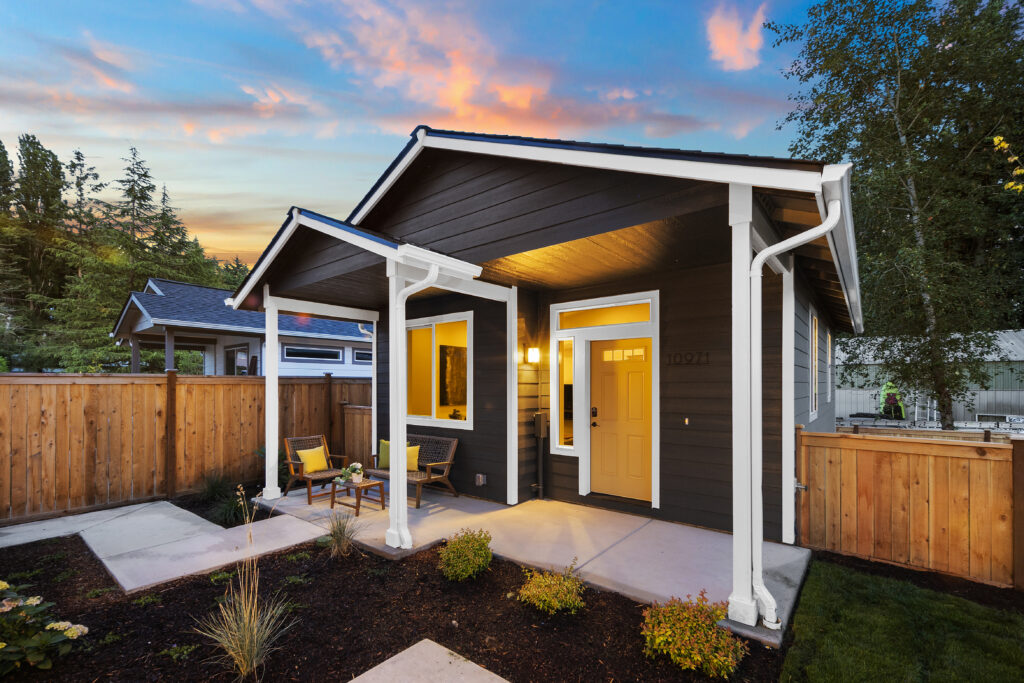 Home Plan 500A exterior front.