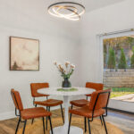 Home Plan 1940A dining room.