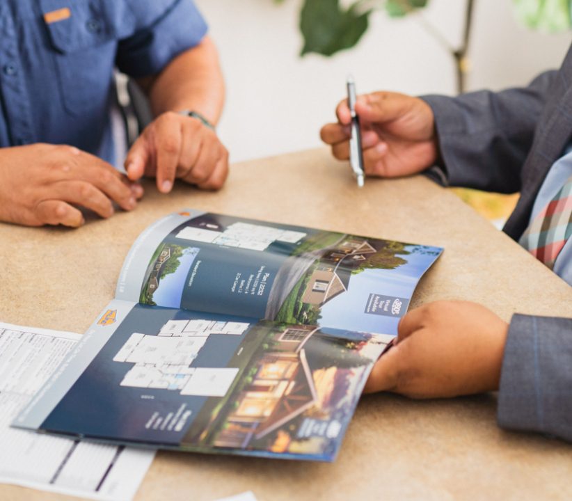 HiLine Homes catalog.