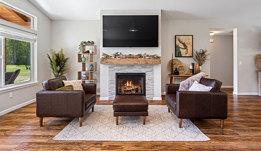 Home Plan 2188 living room.