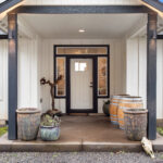 Home Plan 2443 front door exterior.