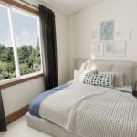 Home Plan 1964 bedroom 2 from our 3D tour.