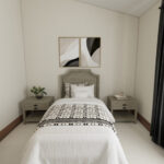 Home Plan 1964 bedroom 3 from our 3D tour.