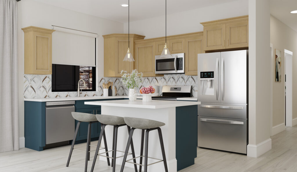 Home Plan 1248 kitchen.