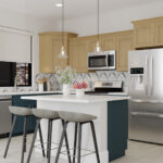 Home Plan 1248 kitchen.