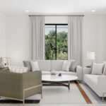 Home Plan 1248 living room.