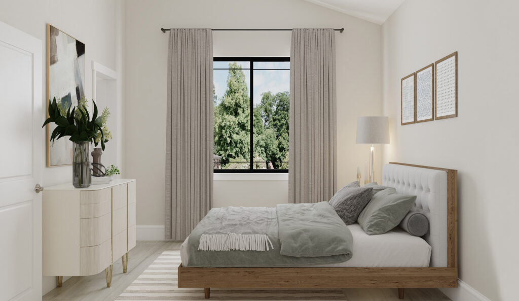 Home Plan 1248 primary suite.