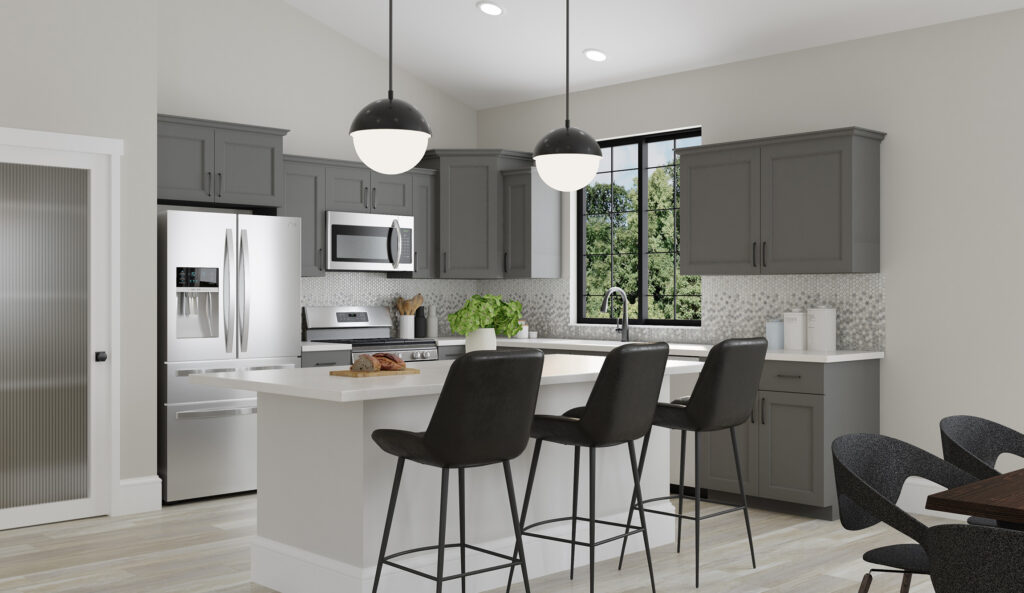 Home Plan 1664 kitchen.