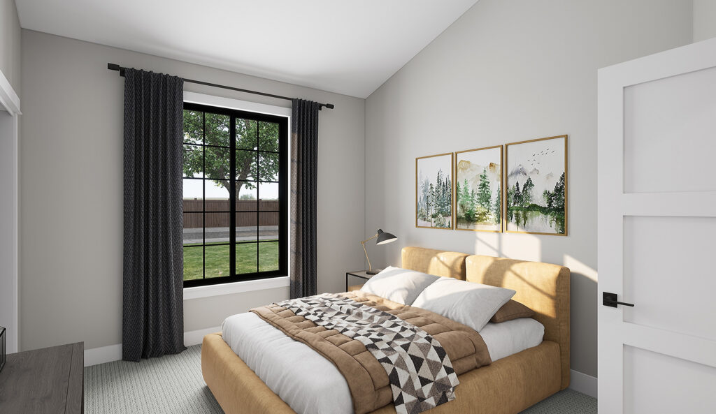 Home Plan 1716 bedroom 3.