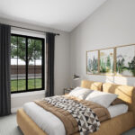 Home Plan 1716 bedroom 3.