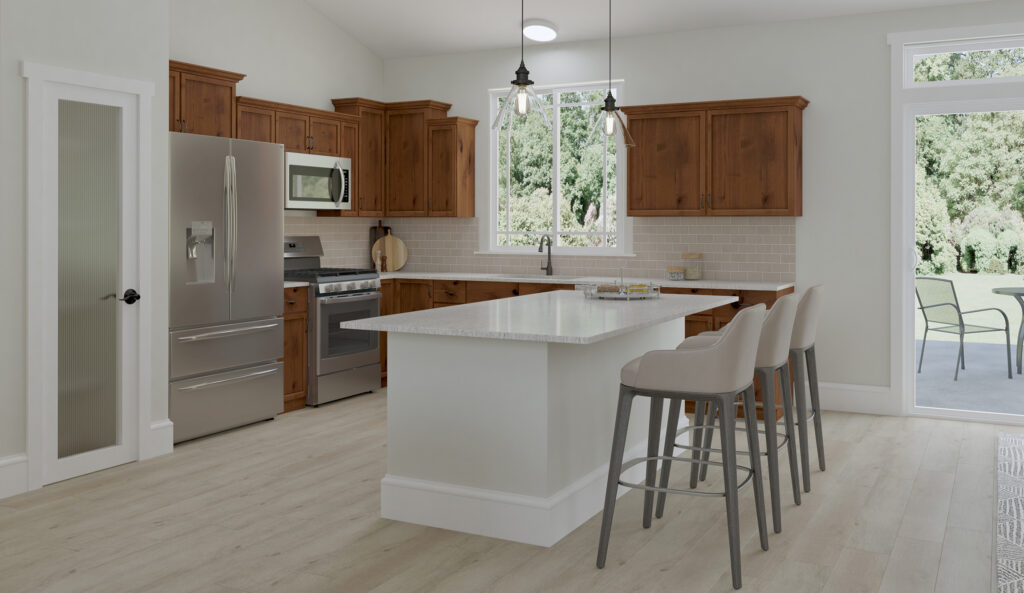 Home Plan 1721 kitchen.
