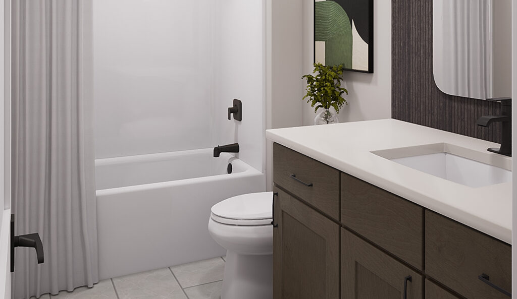 Home Plan 2041 bath.