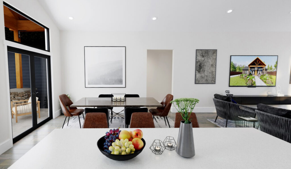 Home Plan 2188 dining room.