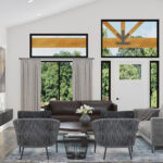 Home Plan 2188 great room.