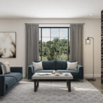 Home Plan 3072 great room.