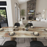 Home Plan 3464 dining room.