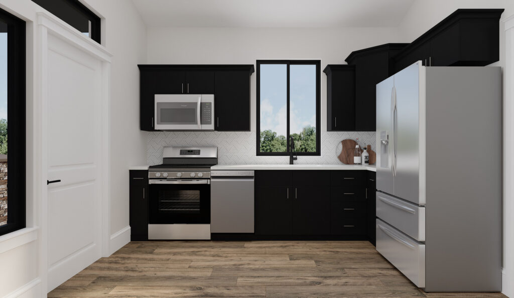 Home Plan 500A kitchen.