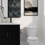 Home Plan 500A primary bath.