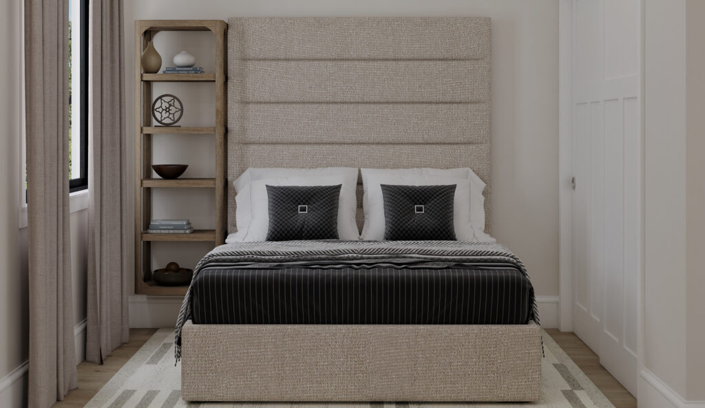 Home Plan 500B primary suite.