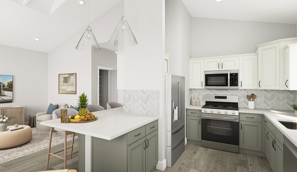 Home Plan 800 kitchen.
