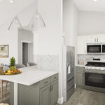 Home Plan 800 kitchen.