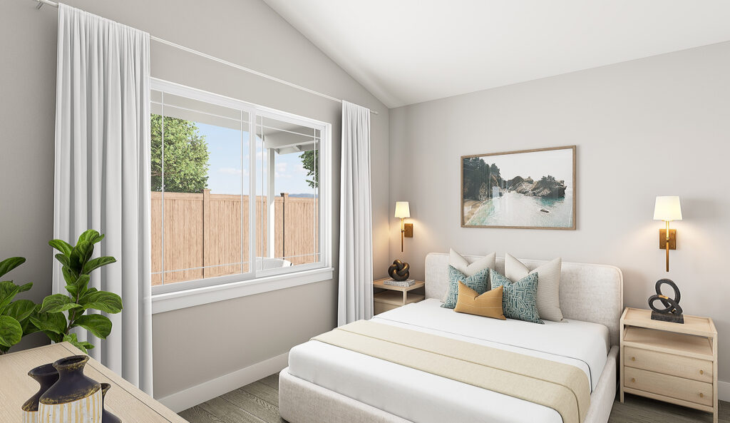 Home Plan 800 primary suite.