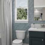 Home Plan 897A bathroom.