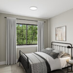 Home Plan 936 bedroom.