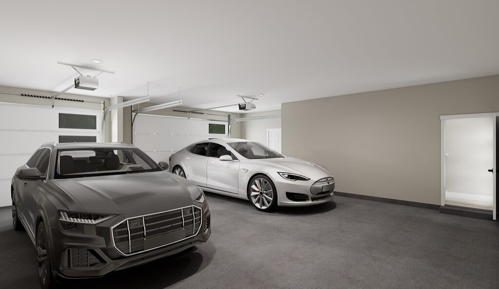 Home Plan 936 garage.