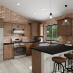 Home Plan 936 kitchen.