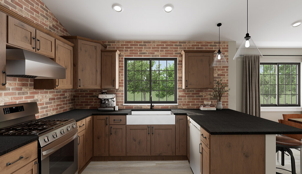 Home Plan 936 kitchen.