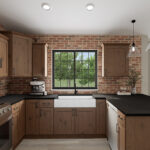 Home Plan 936 kitchen.