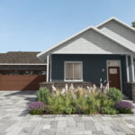 Home Plan 984 3D virtual exterior front.