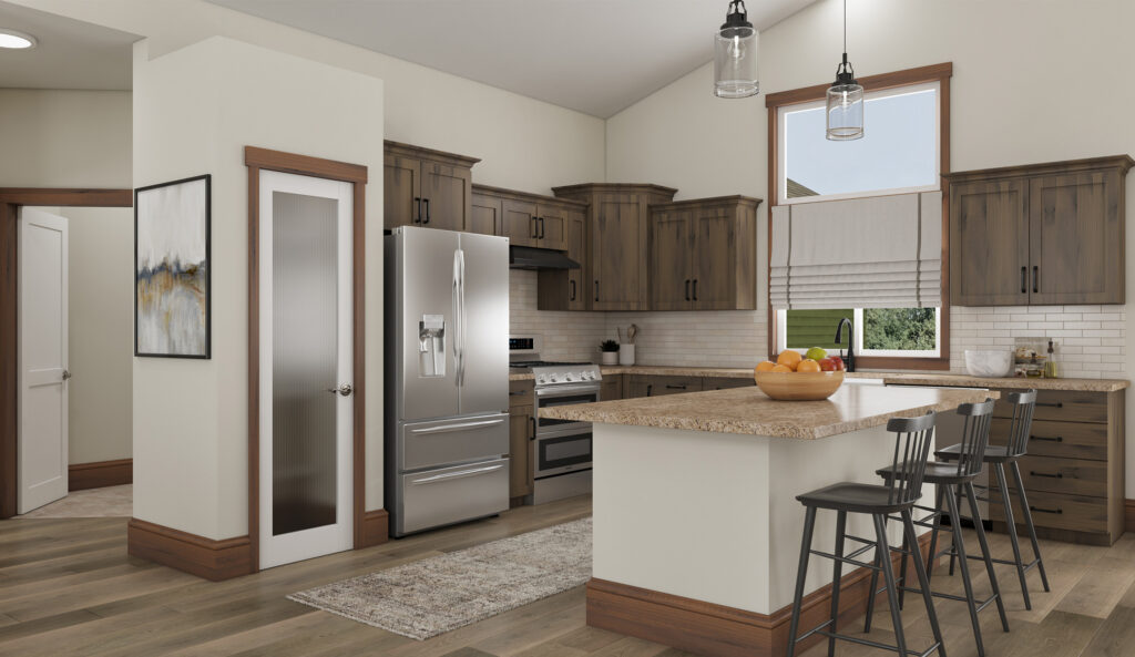 Home Plan 1964 kitchen from our 3D tour.