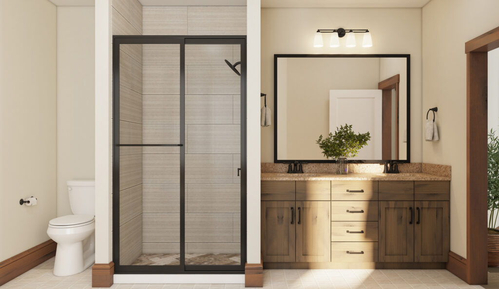 Home Plan 1964 primary bath from our 3D tour.